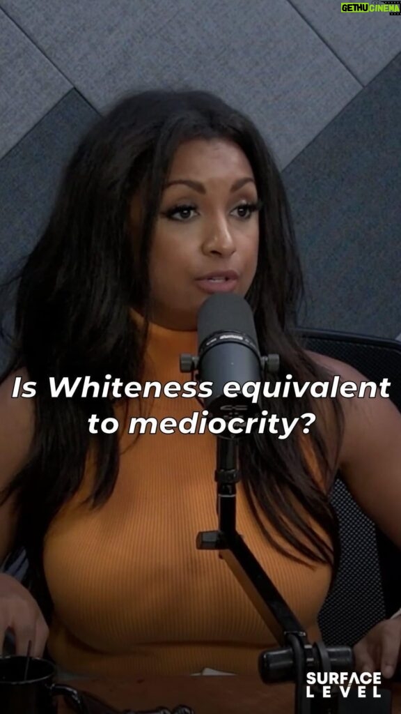 Eboni K. Williams Instagram - How does the history of race impact today’s conversation on excellence and mediocrity? #StayCurious EP 707: “Black Excellence Is A Scam Pt. 2” streaming everywhere
