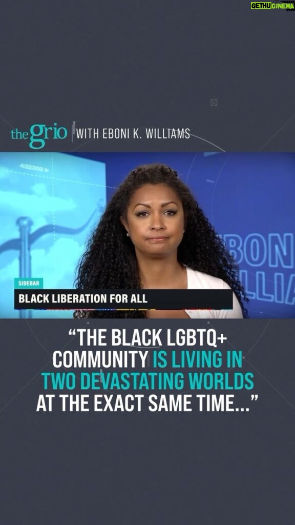 Eboni K. Williams Instagram - The #LGBTQ+ community is under attack and Eboni K. Williams (@ebonikwilliams) reminds us that “none of us is free, until all of us is free...” Tune into a new episode of theGrio with Eboni K. Williams at 6 p.m. ET tonight on theGrio cable channel.