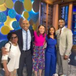 Eboni K. Williams Instagram - Mama Gloria had a TIME in the Big 🍎 ⁣ ⁣ *Take your mom to work is EXTRA fun with the @abcgma3 crew ⁣ ⁣ *I told @demarcomorgan to watch out…we all see what Mama G’s knees can do 👀 ⁣ ⁣ *Exhibit A 🔥 ⁣feat. Carey James ⁣ *Her smile says it all…she was SO excited to meet the KANG… @lookatdustin ⁣ *Mother’s Day Brunch with Queen @melbasharlem is undefeated ⁣ ⁣ #Harlem #NYC #MothersDay #BetOnBlack ⁣ New York City