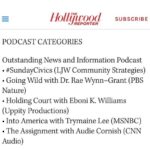 Eboni K. Williams Instagram - @naacpimageawards NOMINATED 🏆 ⁣⁣ ⁣⁣ Second CONSECUTIVE year I get to call Dustin Ross with this incredible news 🙏🏾 ⁣⁣ ⁣⁣ Thank you FIRST to @lookatdustin ⁣ I wouldn’t even want to do with podcast without you. Your brilliance, wit, and charm are essential to the magic that is HOLDING COURT ⁣⁣ ⁣⁣ @ashleyjhobbs ⁣⁣ Senior Producer Extraordinaire 🙌🏾 ⁣⁣ Creating these magnificent rundowns with you every week is such a treat. The comprehensive lens and lift you bring to this show cannot be overstated. ⁣⁣ ⁣⁣ @warnermusic @intervalpresents @allancoye @jake.kleinberg @samarrrra ⁣⁣ This team has elevated my show to new levels and I’m extremely grateful. So proud to distribute this entirely unique content with you! ⁣⁣ ⁣⁣ @dossiemccraw IYKYK ⁣ ⁣ @carlawilmaris @gothamproductionstudios Your postproduction lift is deeply appreciated and necessary to HOLDING COURT’s success. ⁣⁣ ⁣⁣ JURORS 🖤⚖️ ⁣⁣ People said folks, especially Black folks, wouldn’t listen to a legal podcast. ⁣⁣ Well, damn near four years later, YA’LL said that was a lie🗣️🗣️⁣⁣ Forever grateful for you, our listeners ⁣⁣ And….I HEAR YOU ⁣⁣ Season 3 is coming back BETTER than ever SOON⁣⁣ ⁣⁣ Love you, EKW