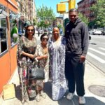 Eboni K. Williams Instagram - Mama Gloria had a TIME in the Big 🍎 ⁣ ⁣ *Take your mom to work is EXTRA fun with the @abcgma3 crew ⁣ ⁣ *I told @demarcomorgan to watch out…we all see what Mama G’s knees can do 👀 ⁣ ⁣ *Exhibit A 🔥 ⁣feat. Carey James ⁣ *Her smile says it all…she was SO excited to meet the KANG… @lookatdustin ⁣ *Mother’s Day Brunch with Queen @melbasharlem is undefeated ⁣ ⁣ #Harlem #NYC #MothersDay #BetOnBlack ⁣ New York City