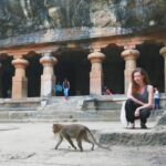 Ece Yüksel Instagram - #monkey 🐒❤️ Elephanta Caves