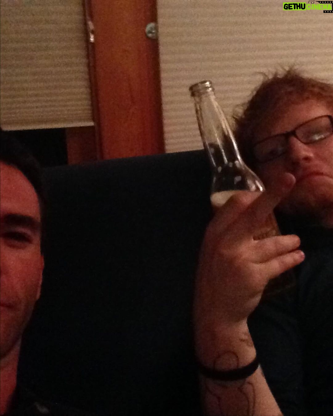 Ed Sheeran Instagram - Throwback dump from the Plus years. Explanations below 1. At the Worlds End in Finsbury park after just signing my publishing deal, early 2011 2. Falling asleep on @jakegosling’s studio couch after long hours of recording Plus, happened a lot 3. @sbtvonline mic, after recording my first A64 with @jamaledwards 4. Me after getting my first paycheque from music, so I bought Lego, obvz, wouldn’t you? 5. On tour in the USA early 2013 still plugging the A team, trying a new hairstyle, I would 6. Went to play for the troops in Afghanistan, crazy life experience 7. Foy making homemade pasta for me, shortly after us both writing The Hills of Aberfeldy in 2012 8. Me and @jmd_snowpatrol having a welcome break from writing multiply, we lived between Nashville and LA and ate a lot of pot noodles 9. Me and @dansmyers in my Nashville living days, 2013. I smoked too much then but I run a lot now so it’s fine (!?) 10. The start of it all, my first gig in 2002, Thomas Mills main hall, wearing a Green Day t shirt feeling myself Til the next dump x