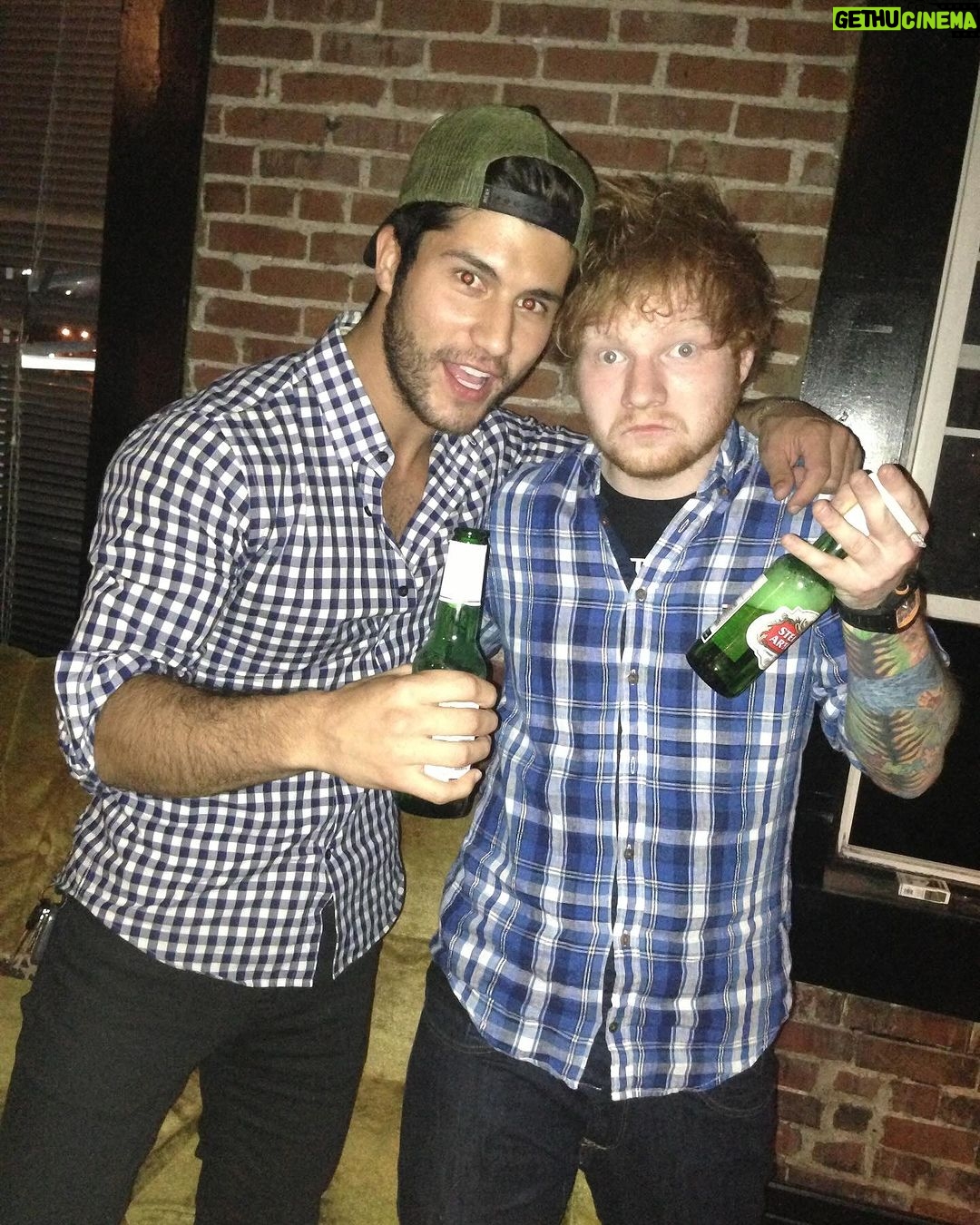 Ed Sheeran Instagram - Throwback dump from the Plus years. Explanations below 1. At the Worlds End in Finsbury park after just signing my publishing deal, early 2011 2. Falling asleep on @jakegosling’s studio couch after long hours of recording Plus, happened a lot 3. @sbtvonline mic, after recording my first A64 with @jamaledwards 4. Me after getting my first paycheque from music, so I bought Lego, obvz, wouldn’t you? 5. On tour in the USA early 2013 still plugging the A team, trying a new hairstyle, I would 6. Went to play for the troops in Afghanistan, crazy life experience 7. Foy making homemade pasta for me, shortly after us both writing The Hills of Aberfeldy in 2012 8. Me and @jmd_snowpatrol having a welcome break from writing multiply, we lived between Nashville and LA and ate a lot of pot noodles 9. Me and @dansmyers in my Nashville living days, 2013. I smoked too much then but I run a lot now so it’s fine (!?) 10. The start of it all, my first gig in 2002, Thomas Mills main hall, wearing a Green Day t shirt feeling myself Til the next dump x