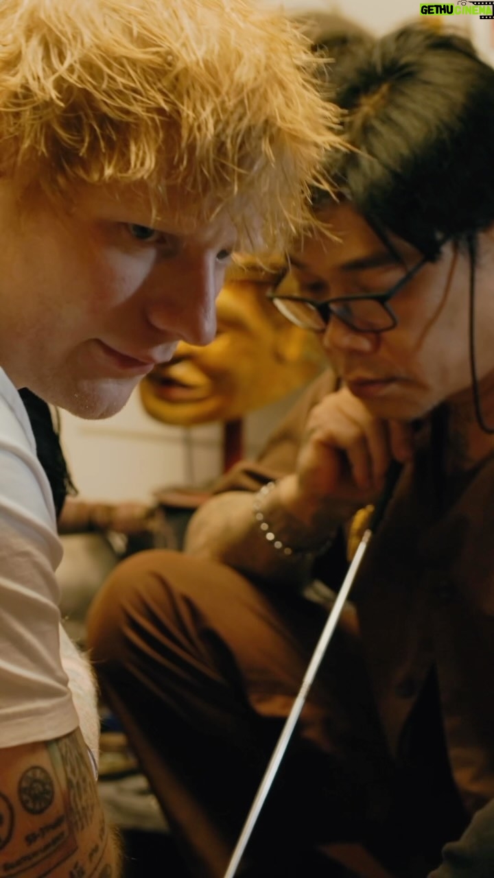 Ed Sheeran Instagram - Got a traditional Sak Yant tattoo in Thailand today…