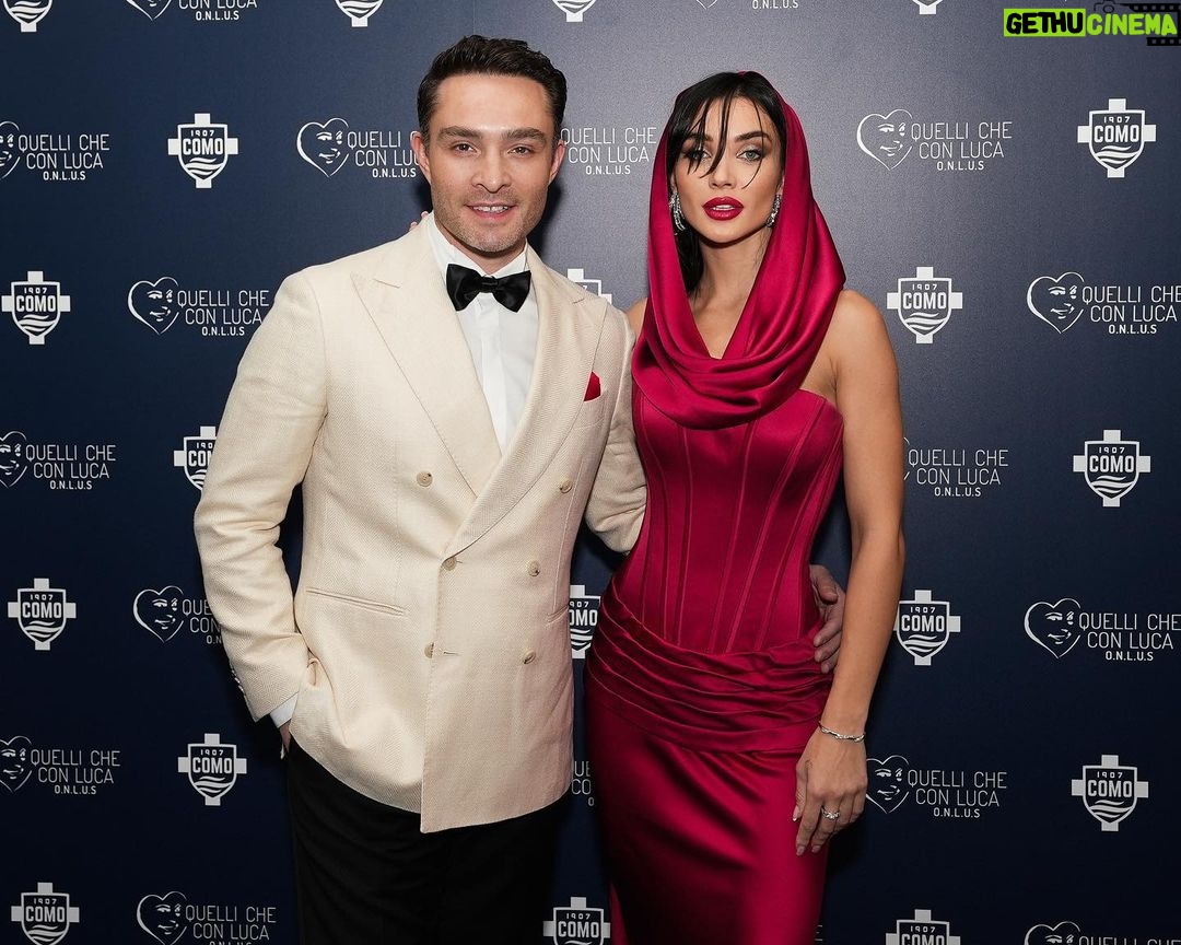 Ed Westwick Instagram - Great night with @cescf4bregas and @comofootball helping @quellicheconluca children with leukemia charity Lake Como, Italy