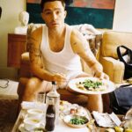 Ed Westwick Instagram - Citizen Lunch @umbertoz_ Paris,France