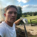 Ed Westwick Instagram - Saturday nights these days 😎