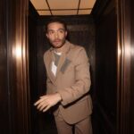 Ed Westwick Instagram - Love in an elevator (head-butt line up slide 2) London, England, UK