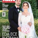 Eda Ece Instagram - Boğaz’daki günbatımının altın rengi ışıltılarıyla bezediği bir Haziran gecesinde, aileleri ve sevdikleri ile çevrildikleri bir ortamda birbirlerine “Evet” diyen oyuncu Eda Ece ve basketbolcu Buğrahan Tuncer’in heyecanları yüzlerinden okunuyordu. Düğün günlerinden özel fotoğraflar, hazırlık süreci, gelin ve damadın ilk karşılaşmaları, davetliler, nikah töreni, ilk dans, samimi ve eğlenceli anlar ile tüm detaylar yarın çıkacak yeni HELLO! sayımızda. 🧿 @eda.ece @bugrahantuncer Fotoğraflar: @bigeyalin, @bigeyalinfilmandphotography, @bybulentkaya, @gokselmentesoglu