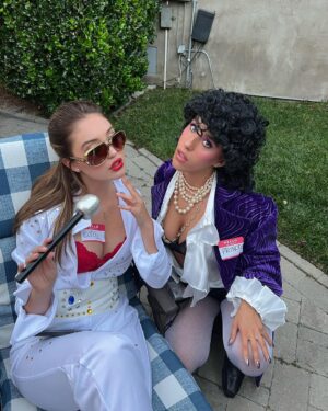 Eden McCoy Instagram - Guests from the grave … LEGENDS NEVER DIE 🎈♾💋