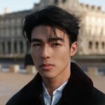 Edward Chen Instagram - Amazing journey with @loewe this is my first time in fashion show thank you for having me and big congrats to @jonathan.anderson 2024 fall winter men’s fashion show I made it!!!!!