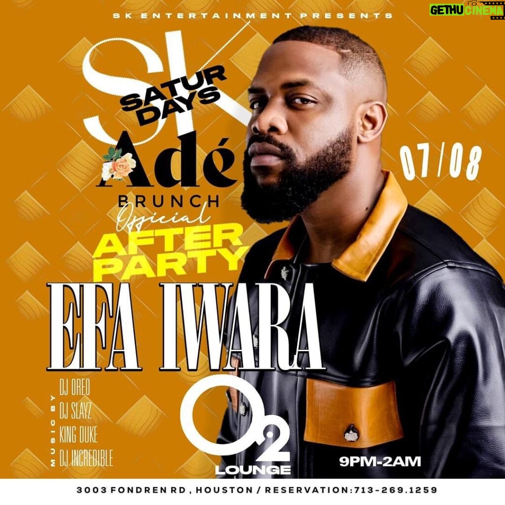 Efa Iwara Instagram - Houston! Who is coming to @o2loungehtx for the @adebrunch after party? #adebrunch #TripleThreatEFA