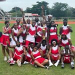 Efa Iwara Instagram - All we do is win! Red house the Best house! All for Charity. Super proud of you @enioluwaofficial Unilag Sports Centre