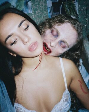 Egor Bulatkin Instagram - the lonely vampire 

Fake blood*