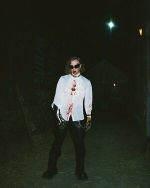 Egor Bulatkin Instagram - the lonely vampire 

Fake blood*
