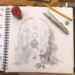Egor Druzhinin Instagram - Пока есть время, дорисовываю «Историю про мальчика, который любил поезда». У Тиши @cake34566 как раз скоро д.р. Стараюсь успеть. Правда стукнет мальчику уже 18:-))) #историяпромальчикакоторыйлюбилпоезда