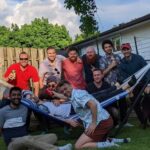Ehren Kassam Instagram - Congrats to an amazing(ly tall) human being named Jake who is going to be getting married soon!!! Bachelor's doing bachelor things like wine tastings and DnD ! Niagara Falls, Ontario