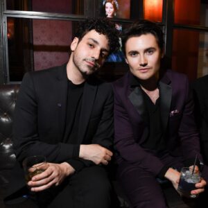 Ehren Kassam Instagram - Roomies>estranged lunatics>proper friends  Great time at the premiere for @ghostingseries 💀😈👻 @matthewfinlan @lukehutchie @cbcgem