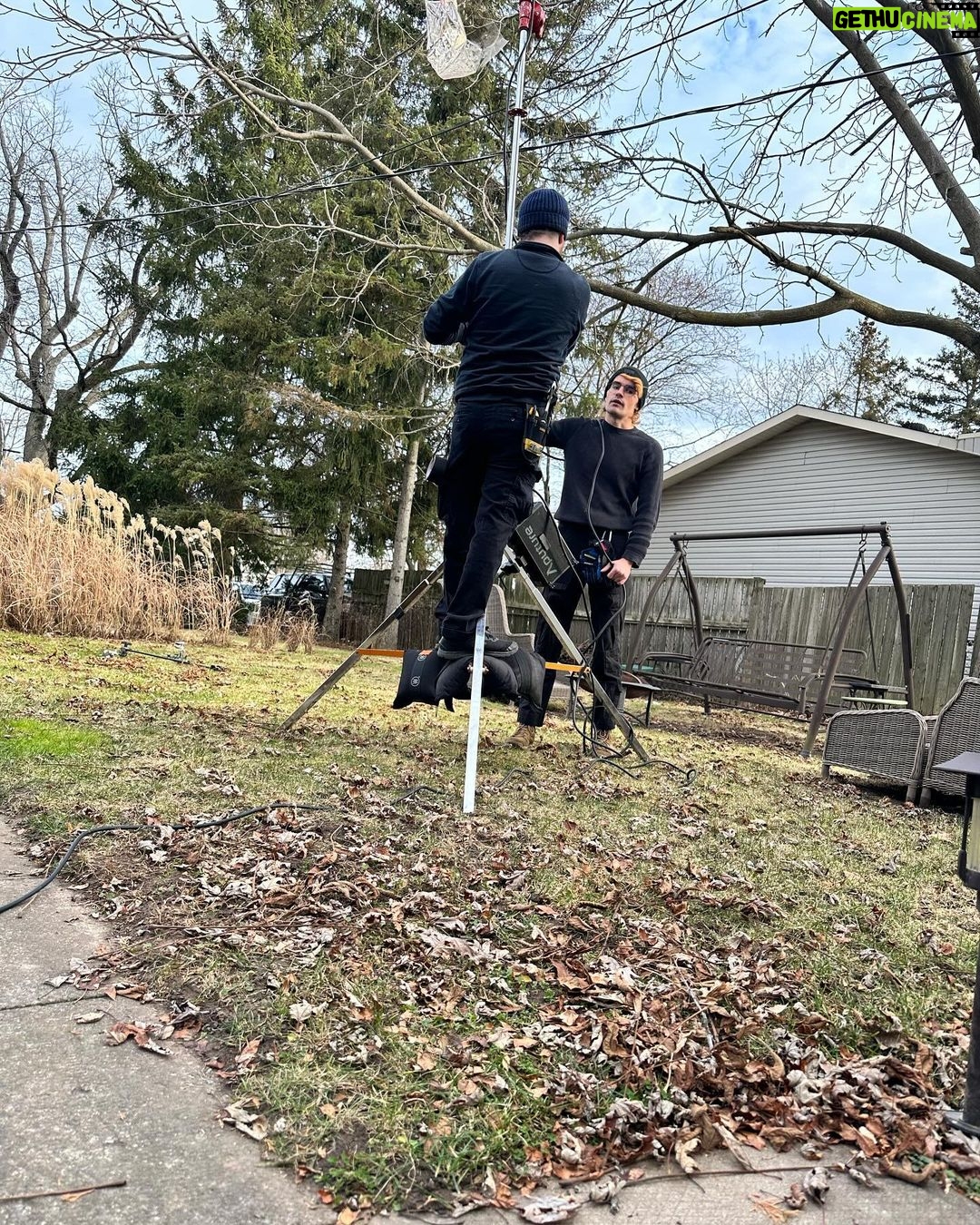Ehren Kassam Instagram - Great time this weekend working on @oflateshortfilm . Every member of this tiny crew worked more than 3 positions and hustled in the cold and rain to bring something very wonderful to life 🥳 and they even put up with me making horrible jokes at the expense of the very delicate and sensitive subject matter !!