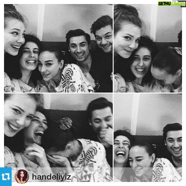 Elçin Sangu Instagram - ❤❤❤#Repost @handeliyiz ・・・ Bu gece #röykskopp gecesi ✌️mis gibi...