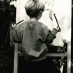 Elden Henson Instagram - My boy, my best friend, my ambidextrous artist. #cottageenrichmentschool Elysian Park