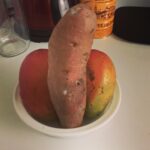 Elden Henson Instagram - 2 mangos + Sweet Potato = Refusal to grow up