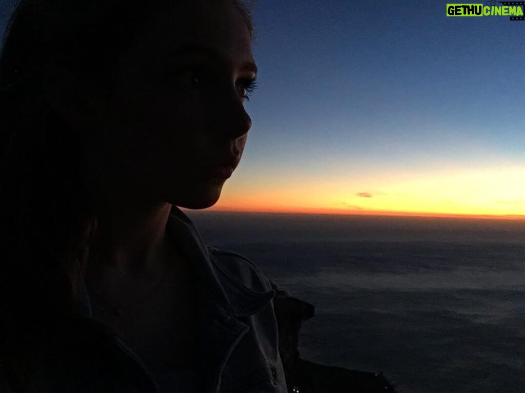 Eleanor Worthington-Cox Instagram - No filter needed, sunsets at the top of Table Mountain are my absolute favourites😍🏔