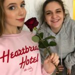 Eleanor Worthington-Cox Instagram - Happy Valentines from me and @lucymae.bx ❣️#galentines