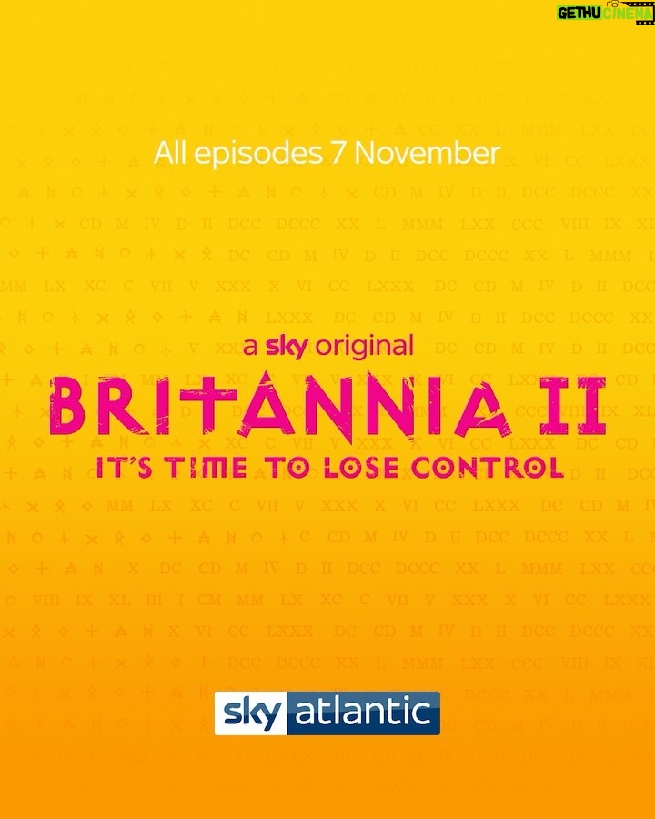 Eleanor Worthington-Cox Instagram - She’s bloody, she’s cranky, she’s drenched, she’s confused, she’s a fish, wait... WHAT?!🐟🦅 Find out what the hell we’re on about TOMORROW when all episodes of #BRITANNIA are available on @skyatlanticuk !!! Hope you’re ready for complete and utter chaos😈 P.S. Make sure to look out for my behind the scenes post tomorrow! ;) #November7 #TimeToLoseControl #mustbetheseasonofthewitch