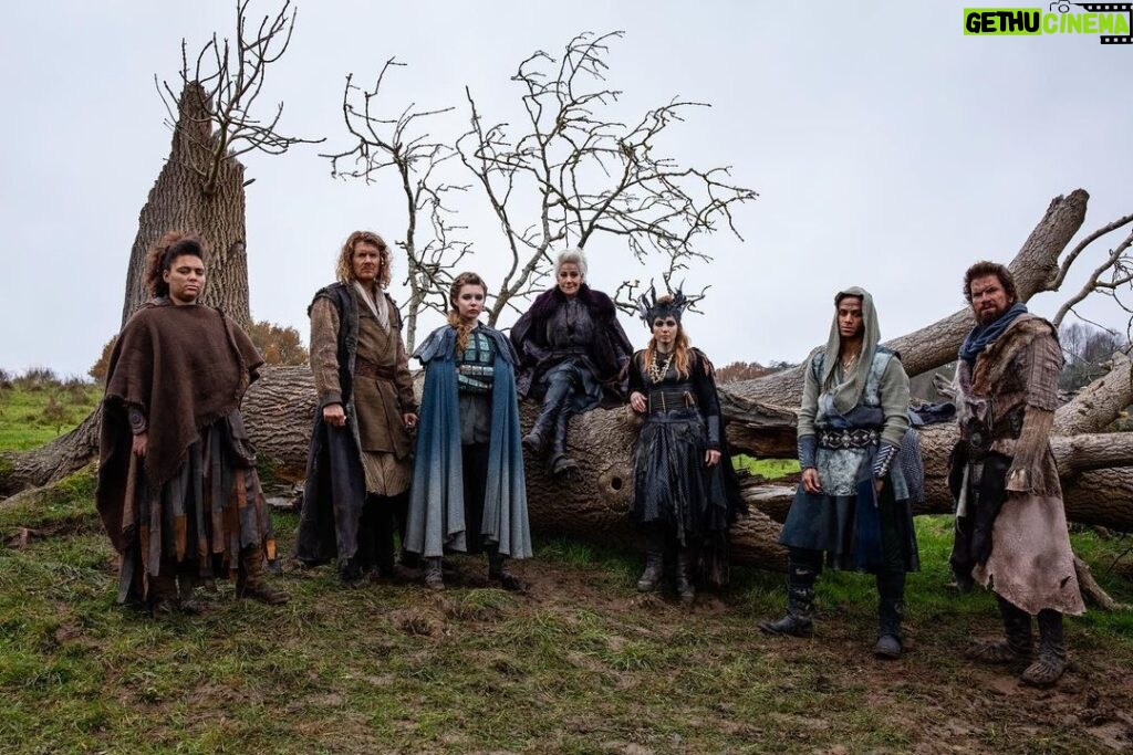 Eleanor Worthington-Cox Instagram - BRITANNIA III IS HERE !!! If you’ve already binged the entire series (like any sane human would), here are some pictures of the mucky little chosen one and lots of people I love to cheer you up… if you haven’t… DO IT NOW. 😈 Oh and keep your eyes peeled for even more cheeky BTS pics to come 👀 #BRITANNIAIII #BRITANNIA3 @skytv @vertigo_films @britannia_tv