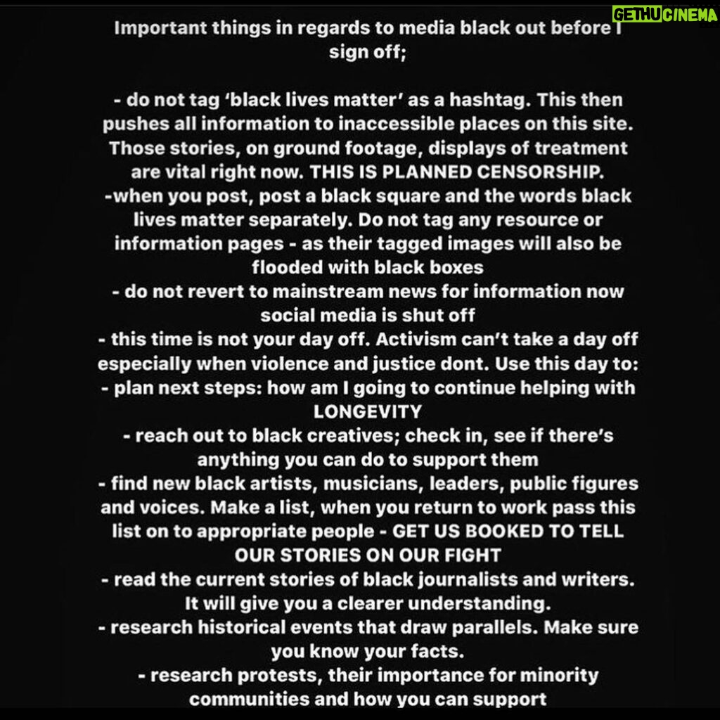 Eleanor Worthington-Cox Instagram - #blackouttuesday #blackouttuesday #blackouttuesday Black. Lives. Matter. Important advice provided by @kai_isaiah_jamal