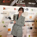 Elena Rivera Instagram - Nunca es fácil ser profeta en tu tierra… pero es que mi tierra es la mejor!! Gracias Festival de Cine de Zaragoza por este premio ☺️☺️ Zaragoza, Spain