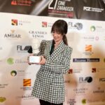 Elena Rivera Instagram - Nunca es fácil ser profeta en tu tierra… pero es que mi tierra es la mejor!! Gracias Festival de Cine de Zaragoza por este premio ☺️☺️ Zaragoza, Spain