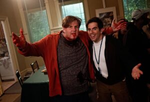 Eli Roth Instagram - Happy birthday to the brilliant artist @timjdillon who had better be nominated this week! He even does all his own stunts! ➡️ to see. Sadly, it’s only one take. RIP @timjdillon