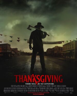 Eli Roth Instagram - Once you’re tagged…you’re next. @thanksgivingmovie only in theaters Nov 17th. #AllWillBeCarved. 🪓🦃TRAILER TODAY!!