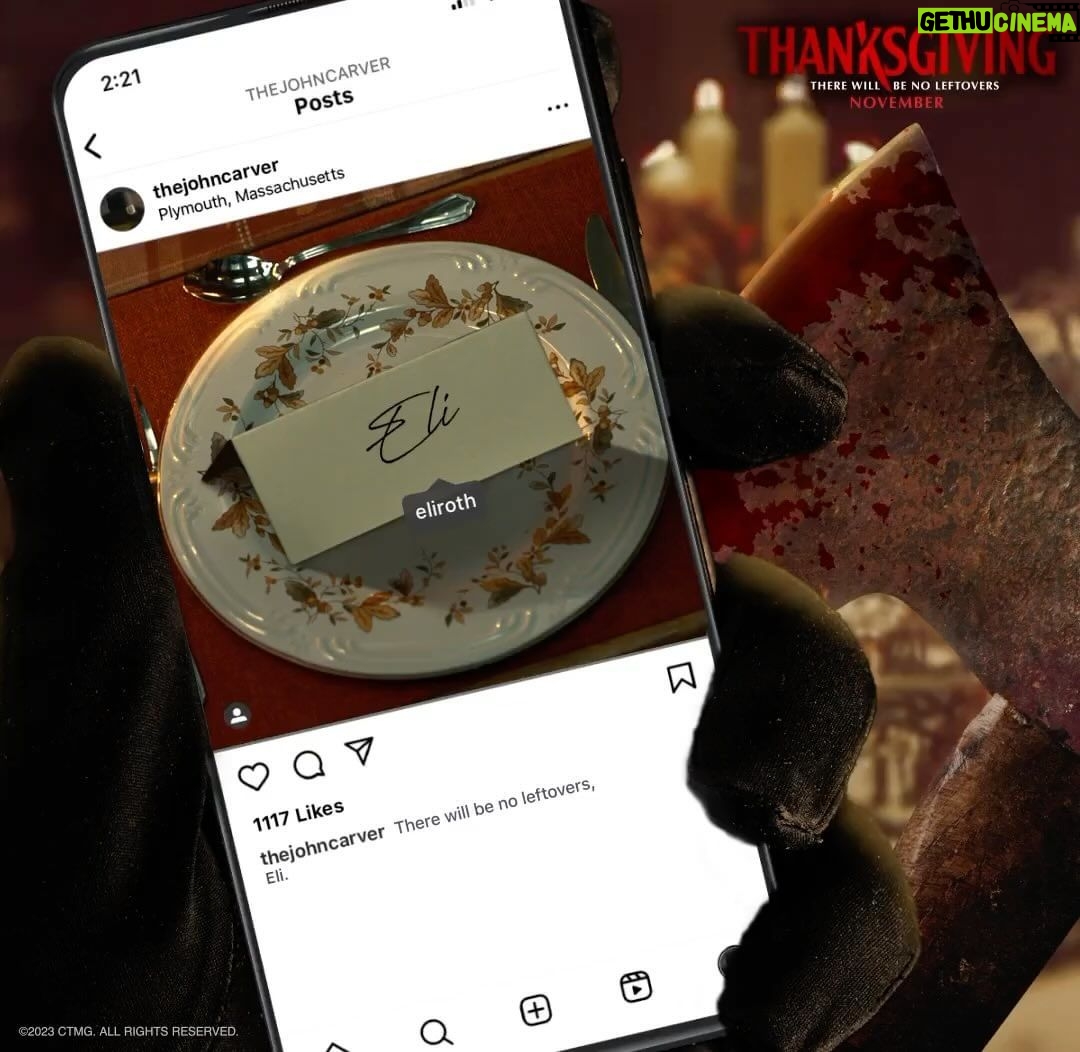 Eli Roth Instagram - Check out the QR code at the end of the teaser… Are you following @thejohncarver ? He’s following you…