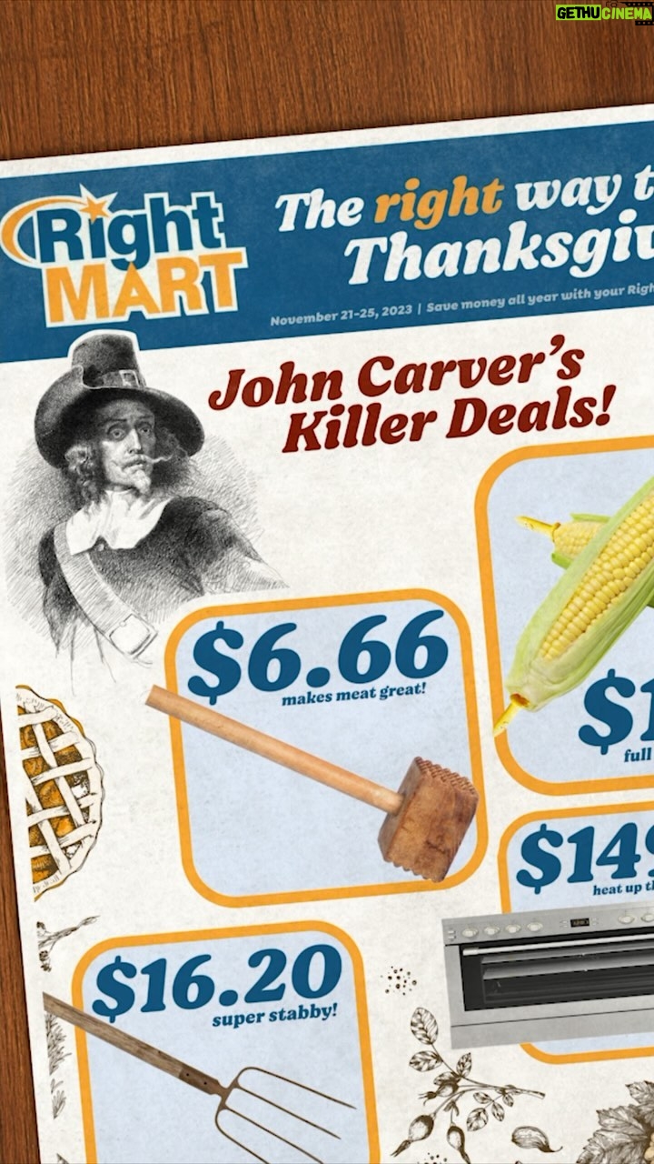 Eli Roth Instagram - It’s Black Friday! Don’t miss out on @thejohncarver’s KILLER deals! See @thanksgivingmovie and have the stuffing scared out of you!