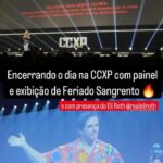 Eli Roth Instagram - Obrigado @ccxpoficial Brasil! What an amazing time screening @thanksgivingmovie for thousands of fans in the biggest hall I’ve ever played a film in. #feriadosangrento “Bloody Holiday” opens Dec 7th only in theaters! @sonypicturesbr And thank you to the fans whose videos I grabbed! São Paulo, Brazil