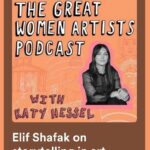 Elif Şafak Instagram – This was a profoundly inspiring conversation on women and art and creativity with the wonderful Katy Hessel, please join us and listen to our podcast talk on Spotify. Thank you so much Katy! @katy.hessel #womenartists #womeninthearts #womenwriters #womenwholift #womenwhowrite 📚📚📚 tarih boyunca hakkı yenen ya da bilinmeyen kadın sanatçılar üzerine; kadın ve sanat ve yaratıcılık üzerine  bu harikulade ve ilham verici sohbeti sizler de dinlerseniz sevinirim. Çok teşekkür ederim değerli Katy Hessel #kadınyazarlar #sanatçılar #sanattarihi
