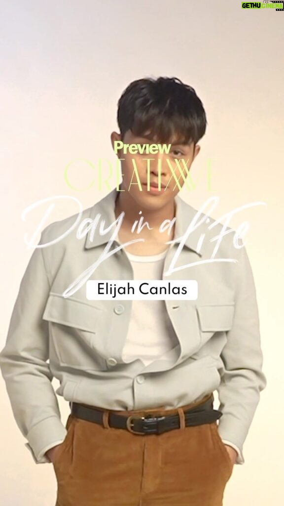 Elijah Canlas Instagram - Day in the life of actor @elijahcanlas ✨ Check out the full list of #PreviewCreative25 honorees on the link in our bio.