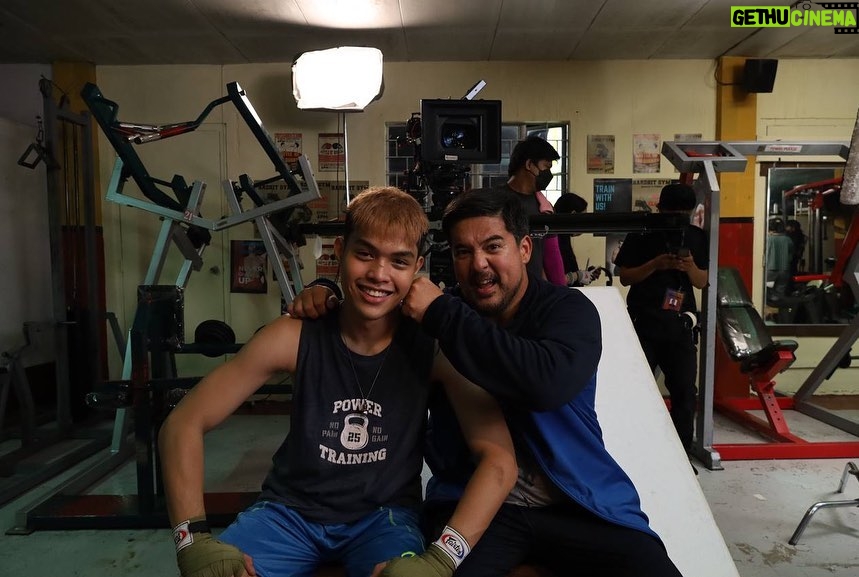Elijah Canlas Instagram - Excited for everyone to see what we’ve been working on for the past month in Baguio. Grateful for everyone in this whole team. Ready for the next cycles! Coming soon. #SuntokSaBuwan 🥊🌕 Suntok sa Buwan @tv5manila x @cignal.tv x @project8projects directed by @geoderic bts shots by @wence.trajano