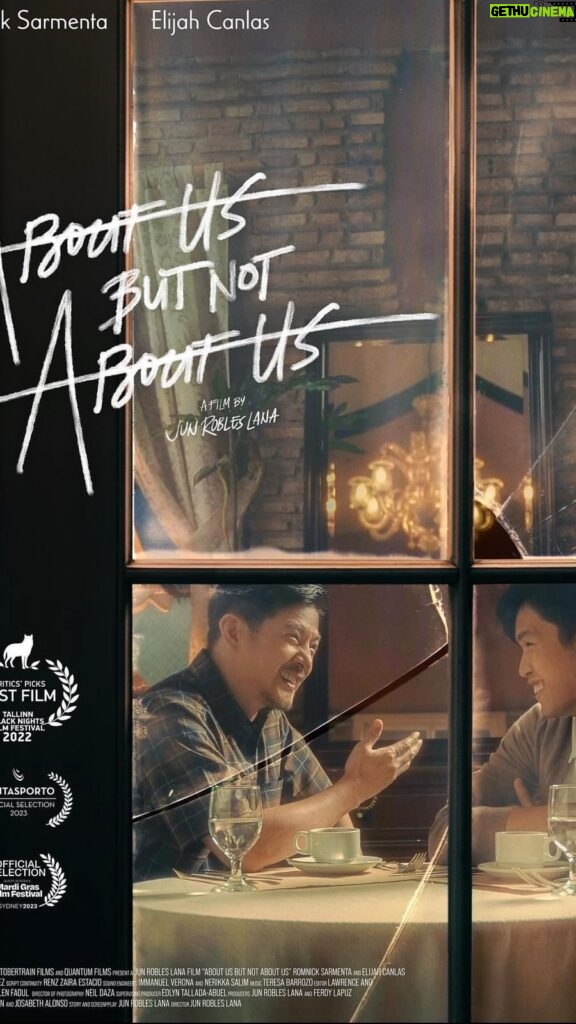 Elijah Canlas Instagram - About Us But Not About Us written and directed by Jun Robles Lana An official entry to the 1st #SummerMMFF. Experience it in PH cinemas nationwide on April 8. #AboutUsButNotAboutUs
