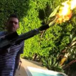 Elijah Daniel Instagram – FUCK GUNS 🔫🚫 ITS 2018 BITCH GAY GANG WE ONLY SHOOTIN FLAME THROWERS OUT HERE ‼️‼️ THANK U ELON MUSK. I WILL DO YOU PROUD IN THE ZOMBIE WAR.