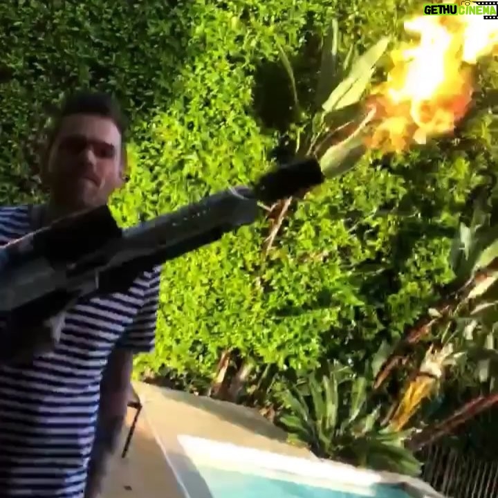 Elijah Daniel Instagram - FUCK GUNS 🔫🚫 ITS 2018 BITCH GAY GANG WE ONLY SHOOTIN FLAME THROWERS OUT HERE ‼️‼️ THANK U ELON MUSK. I WILL DO YOU PROUD IN THE ZOMBIE WAR.