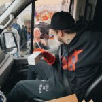 Elijah Daniel Instagram - #CULTforGOOD trucks running in San Diego neighborhoods delivering 25,000+ necessities to the homeless (& the pups too). people already knew about the trucks & were so excited 🥺 Sacramento & SF next, then the nation CULTforGOOD.com San Diego, California