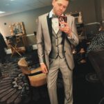Elijah Daniel Instagram - getting ready for the streamys tonight's look is gay railroad tycoon