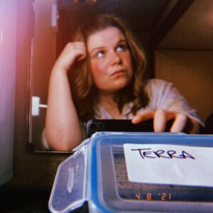 Eliot Salt Instagram - An 🙏 incredibly important 🙏 re-enactment of the moment I was about to change for work and torrential rain hit the roof out of nowhere
