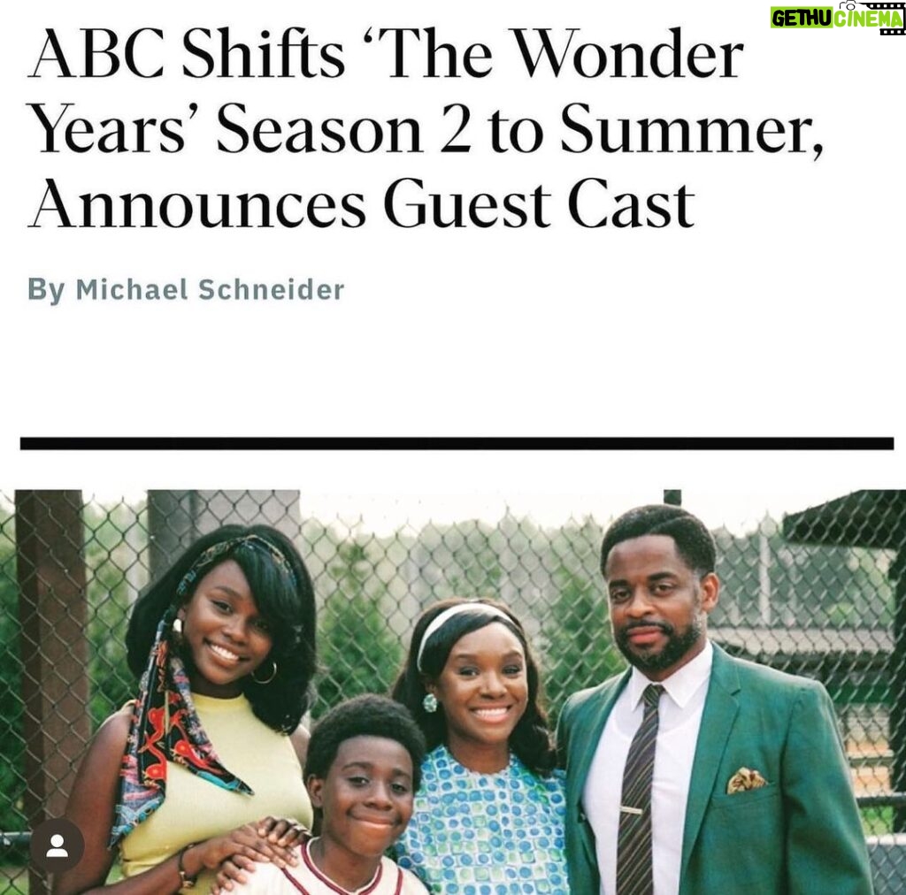 Elisha Williams Instagram - **Repost** See you in the summer #WonderYears #Season2 it’s going to be amazing. The lineup of guest stars includes @mspattilabelle @mrbradybaby @instatituss @donald_aison @dopequeenpheebs @bradleywhitford and more! #Dare2Dream