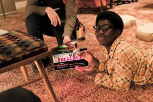Elisha Williams Instagram - The face you make when you love the way season 2 of the @wonderyearsabc is coming along. Can’t wait for everyone to see it! In the mean time go to Hulu or Disney Plus to catch up on season 1. #WonderYears #Dare2Dream  #season2 #comingsoon